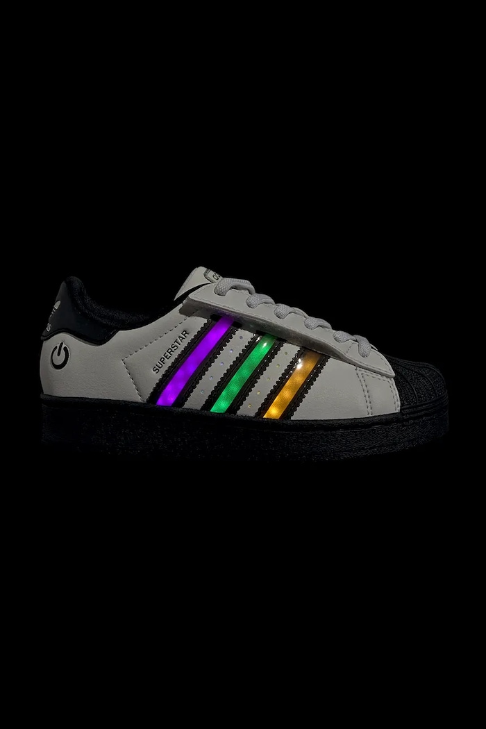Detské tenisky adidas Originals SUPERSTAR LED LIGHTS JS1290