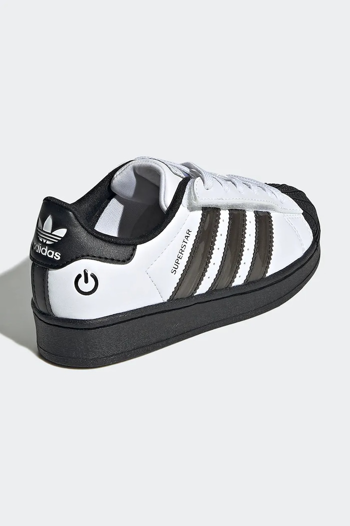 Chlapec Detské tenisky adidas Originals SUPERSTAR LED LIGHTS JS1290 biela