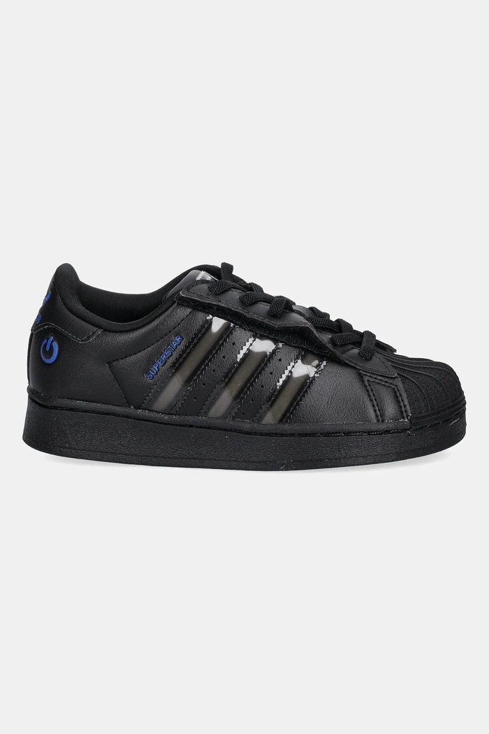adidas Originals sneakers pentru copii SUPERSTAR LED LIGHTS JS1291 negru AW25