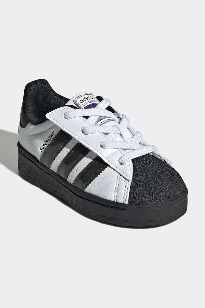 adidas Originals sneakers pentru copii SUPERSTAR LED LIGHTS JS1293 alb AW25