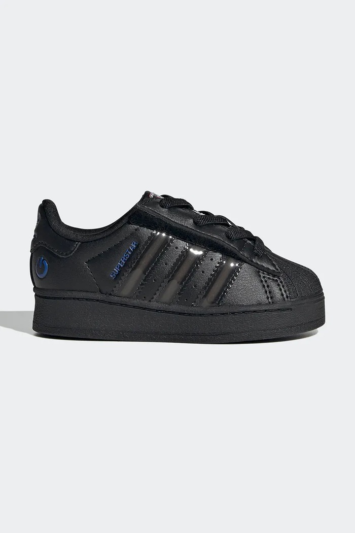 Detské tenisky adidas Originals SUPERSTAR LED LIGHTS nízky čierna JS1295