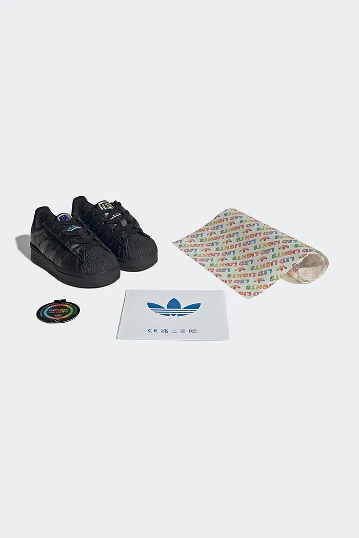 Detské tenisky adidas Originals SUPERSTAR LED LIGHTS JS1295