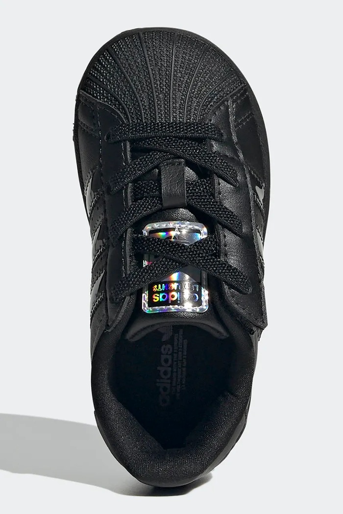 Detské tenisky adidas Originals SUPERSTAR LED LIGHTS JS1295 čierna