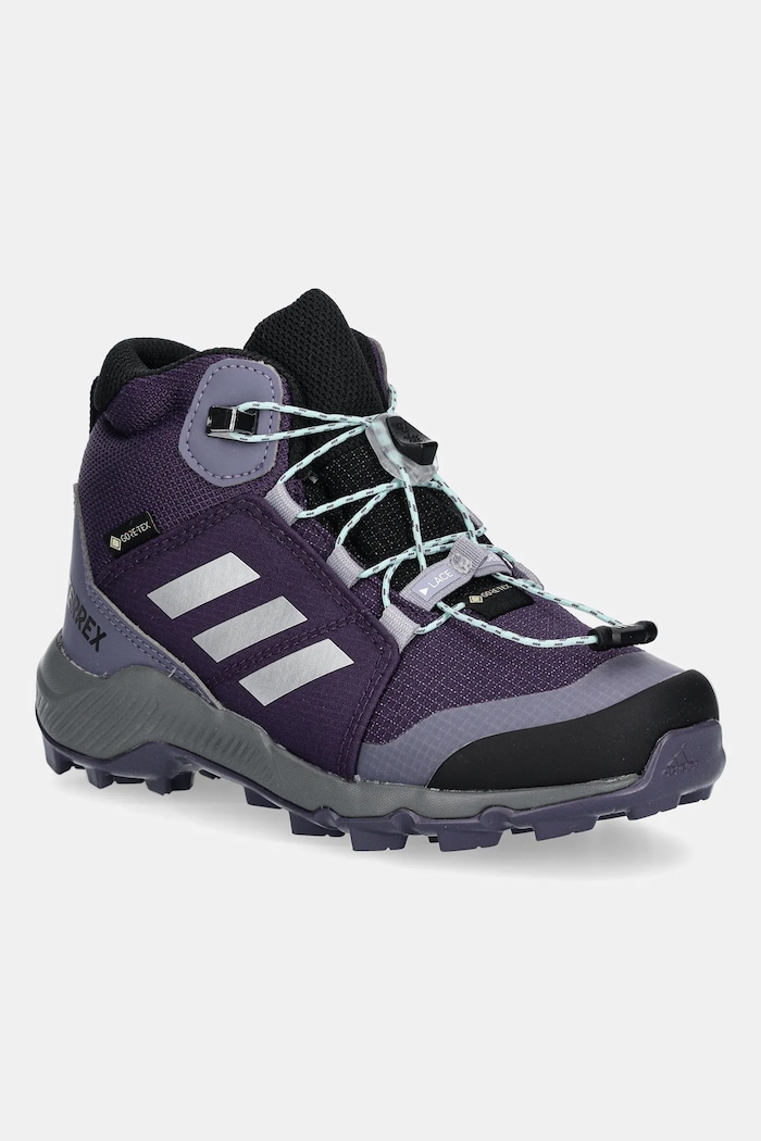 Otroški čevlji adidas TERREX TERREX MID GTX Imitacija zrnatega usnja vijolična JS2928