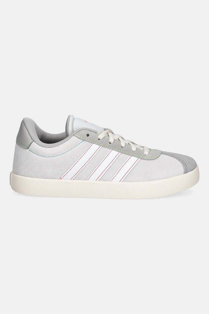 adidas gyerek velúr sportcipő VL COURT 3.0 JS3491 szürke AW25