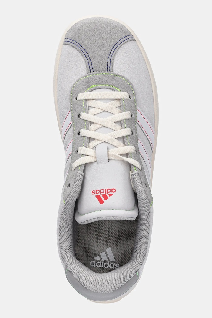 adidas gyerek velúr sportcipő VL COURT 3.0 szürke JS3491