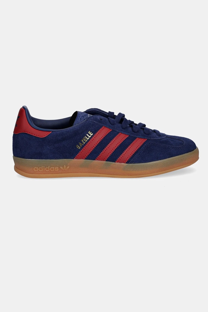 Dětské semišové tenisky adidas Originals GAZELLE INDOOR JP8765 námořnická modř AW25