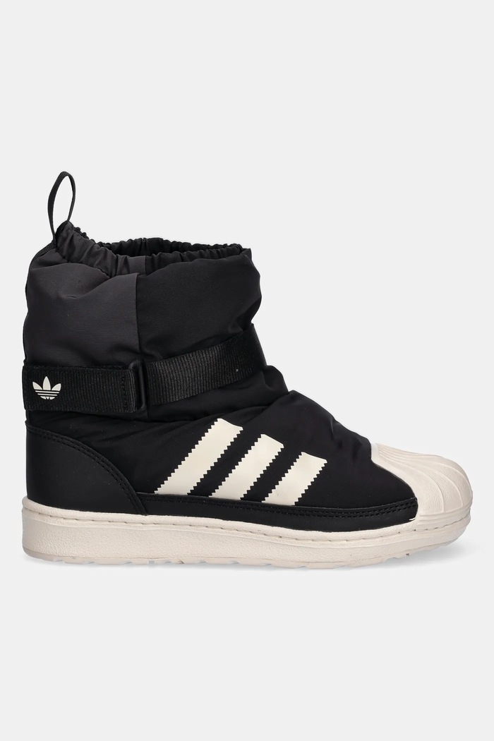 Detské snehule adidas Originals SUPERSTAR 360 WTR BOOT JQ7949 čierna AW25