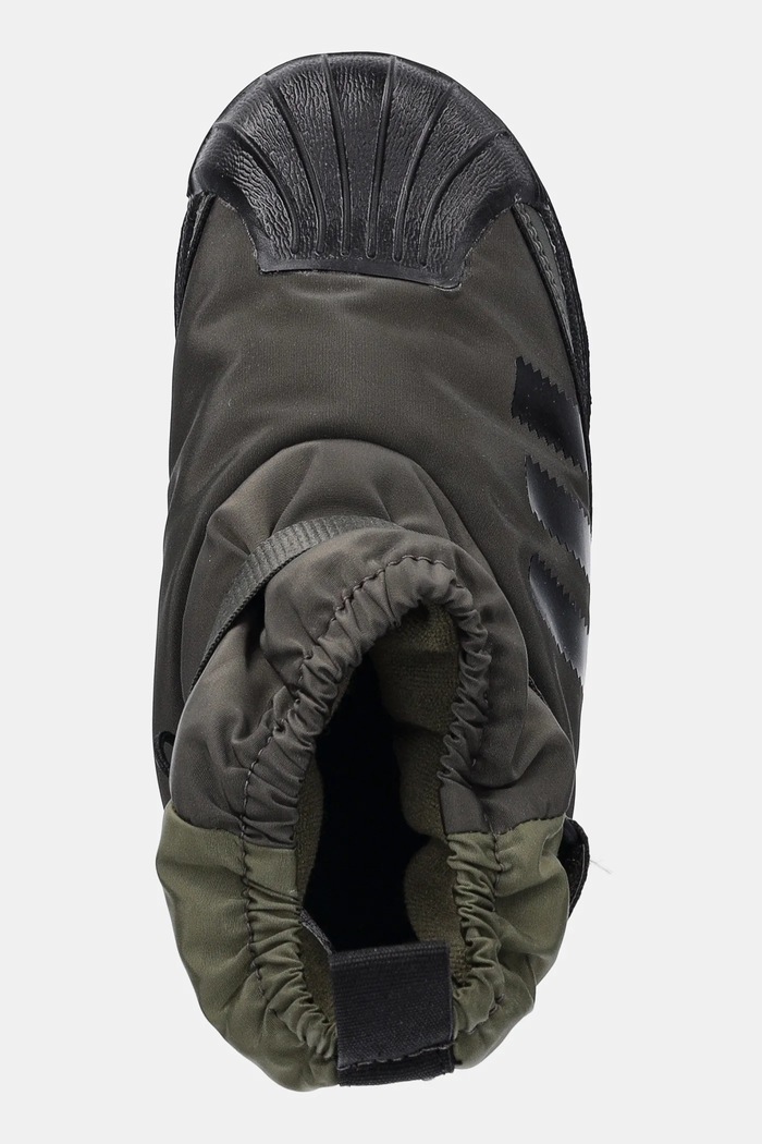 Detské snehule adidas Originals SUPERSTAR 360 WTR BOOT zelená JQ7952