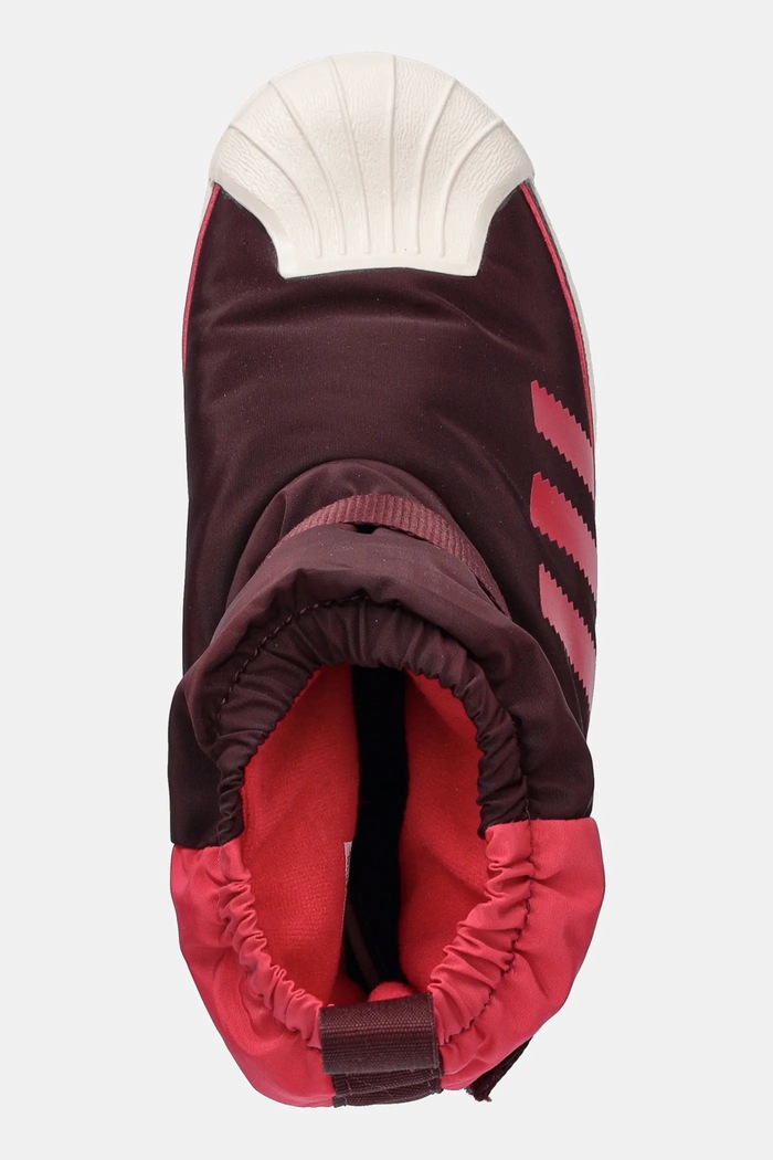 adidas Originals cizme de iarnă pentru copii SUPERSTAR 360 WTR BOOT burgundia JR5804