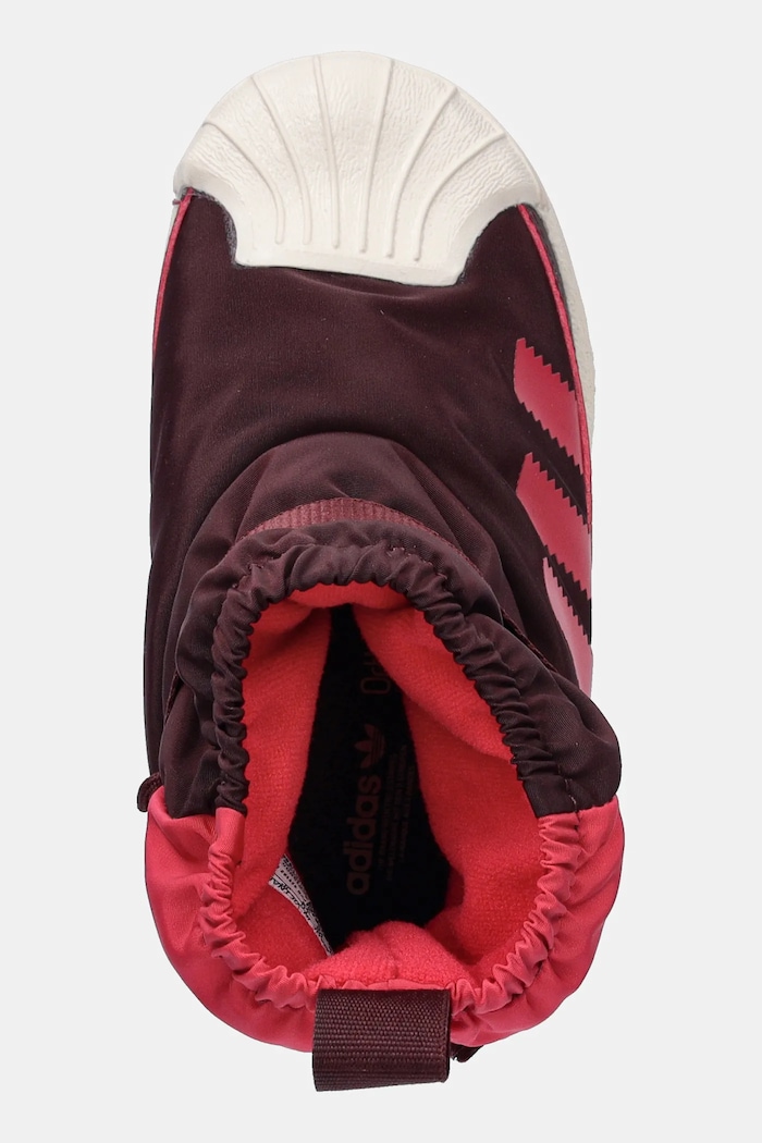 adidas Originals sneakersy dziecięce SUPERSTAR 360 WTR BOOT bordowy JR5805