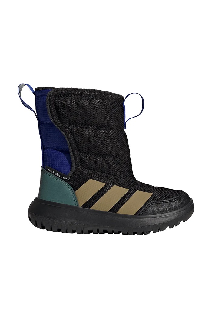 Detské zimné topánky adidas Winterplay jemné zateplenie čierna JR9267