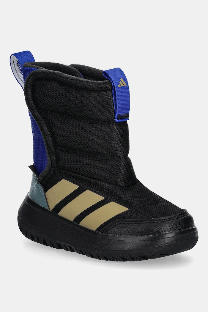 Детски зимни обувки adidas Winterplay лека изолация черен JR9268