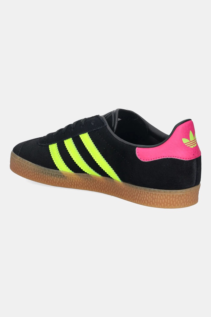 Chlapec Detské semišové tenisky adidas Originals GAZELLE JQ5994 čierna