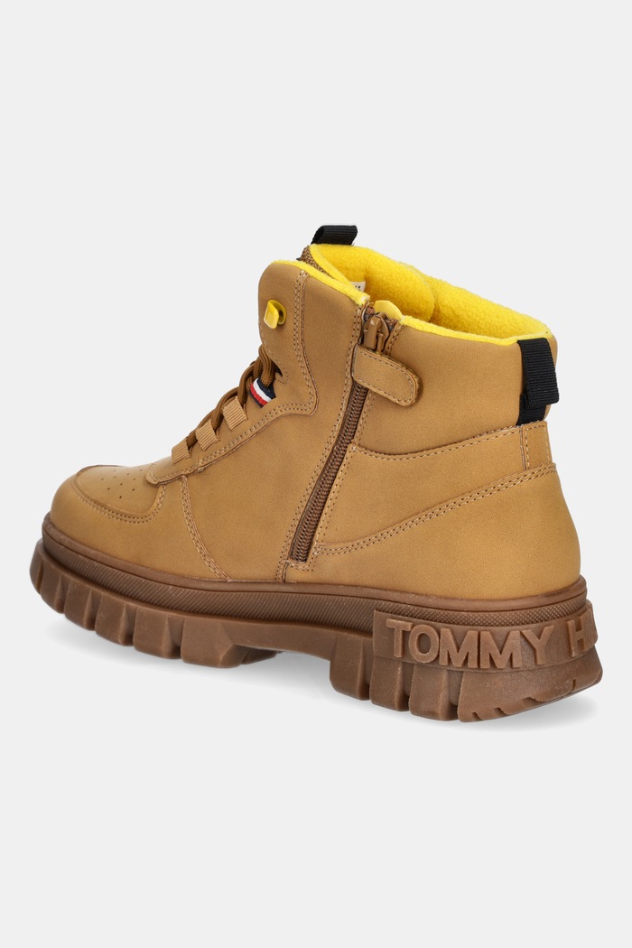 Chlapec Detské zimné topánky Tommy Hilfiger T3X5.34129.35.41 hnedá