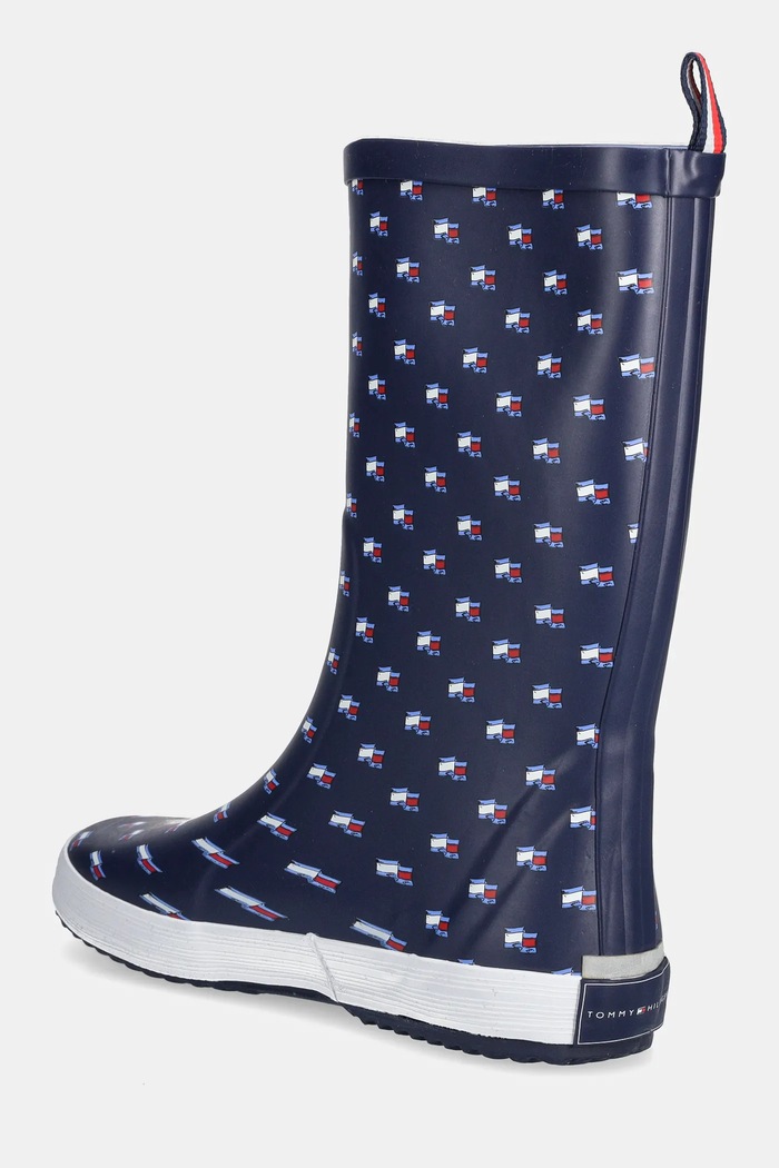Мальчик Детские резиновые сапоги Tommy Hilfiger T3XC.33922.35.39 тёмно-синий