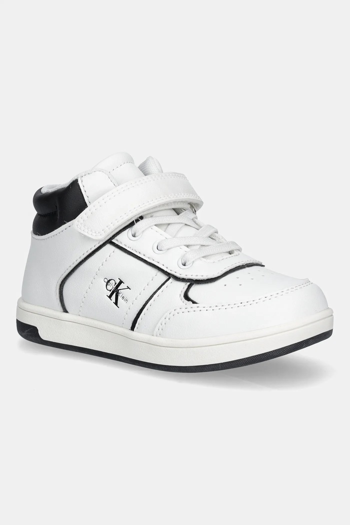 Calvin Klein Jeans sneakers pentru copii Planet friendly alb V1X9.83150.24.29