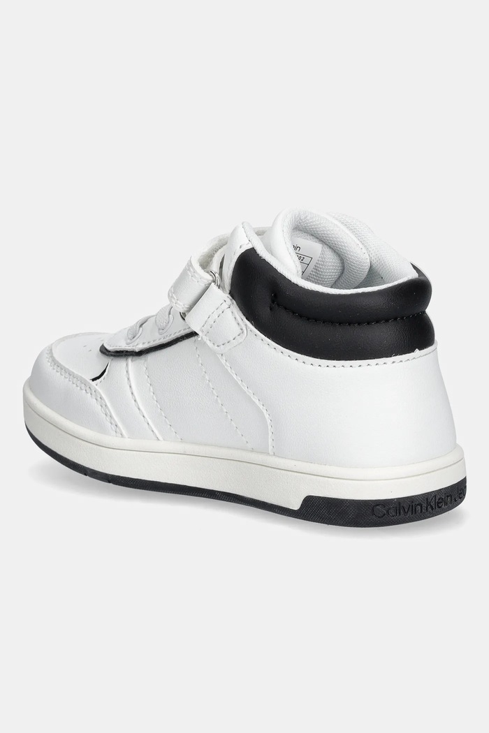 Băieți Calvin Klein Jeans sneakers pentru copii V1X9.83150.24.29 alb