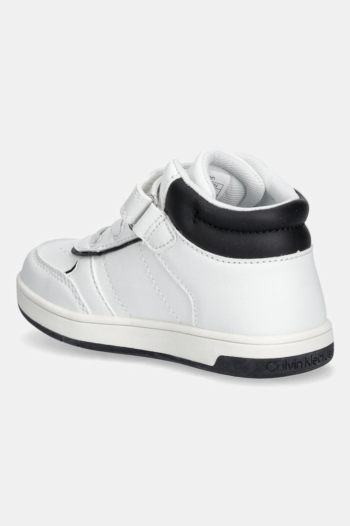 Băieți Calvin Klein Jeans sneakers pentru copii V1X9.83150.24.29 alb
