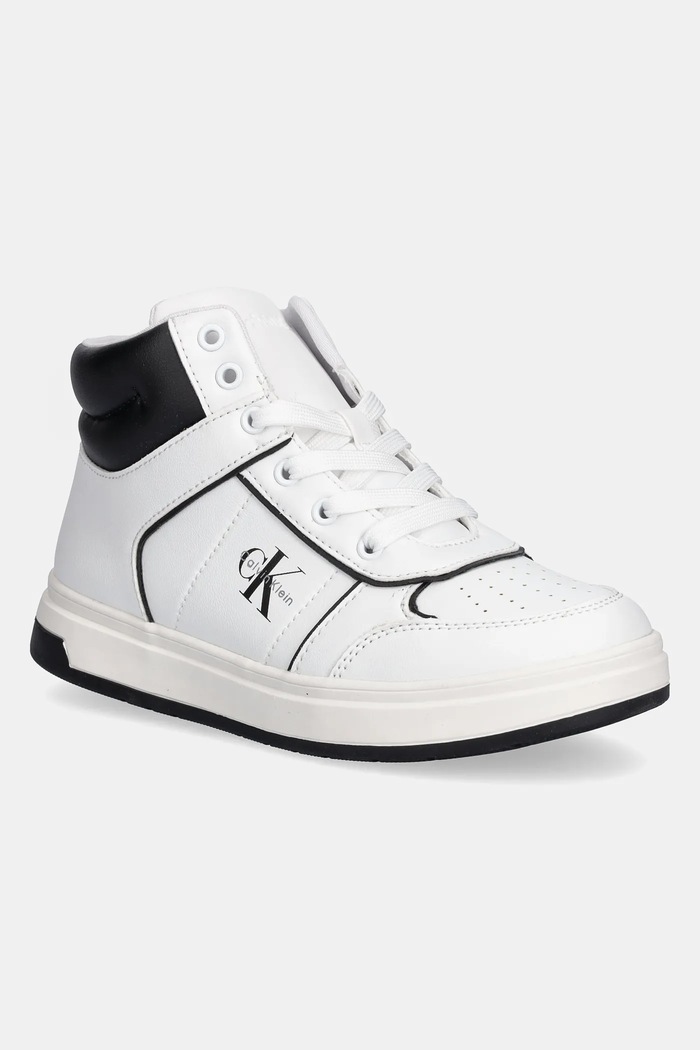 Calvin Klein Jeans gyerek sportcipő magas fehér V3X9.83164.35.40
