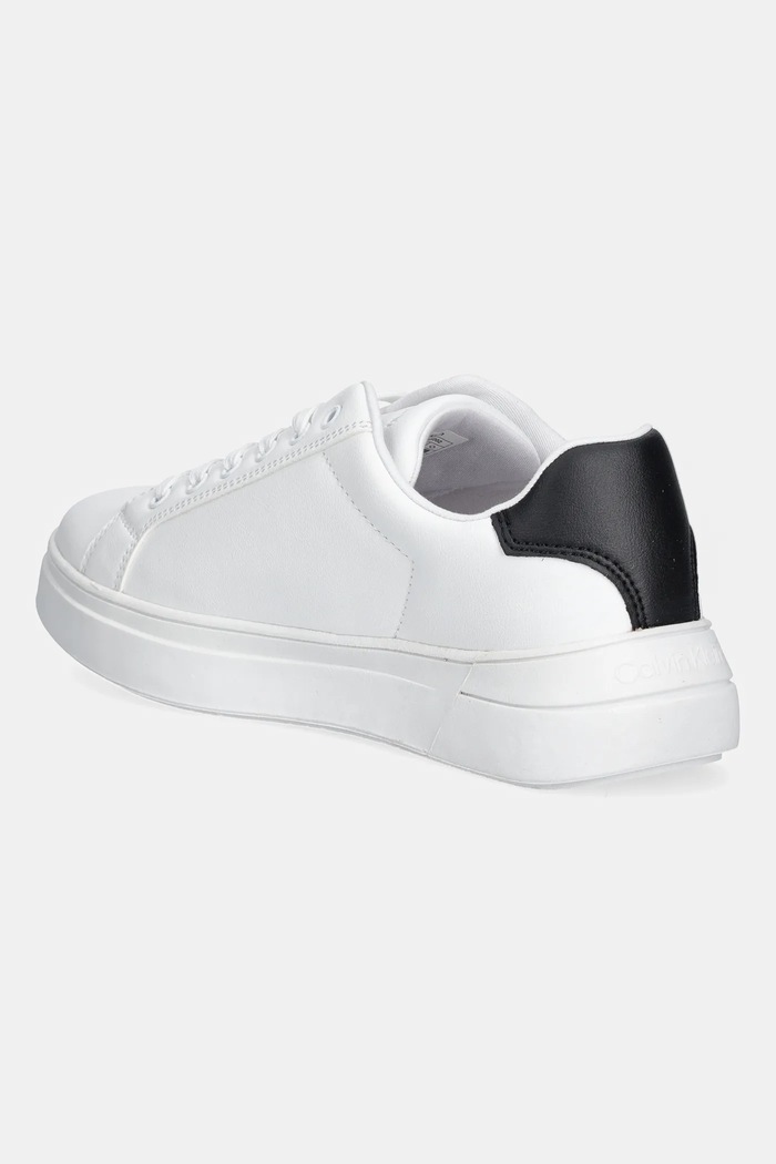 Băieți Calvin Klein Jeans sneakers pentru copii V3X9.83165.35.40 alb