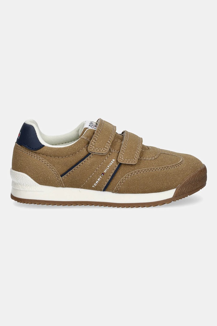 Detské tenisky Tommy Hilfiger T1X9.34103.20.29 hnedá AW25
