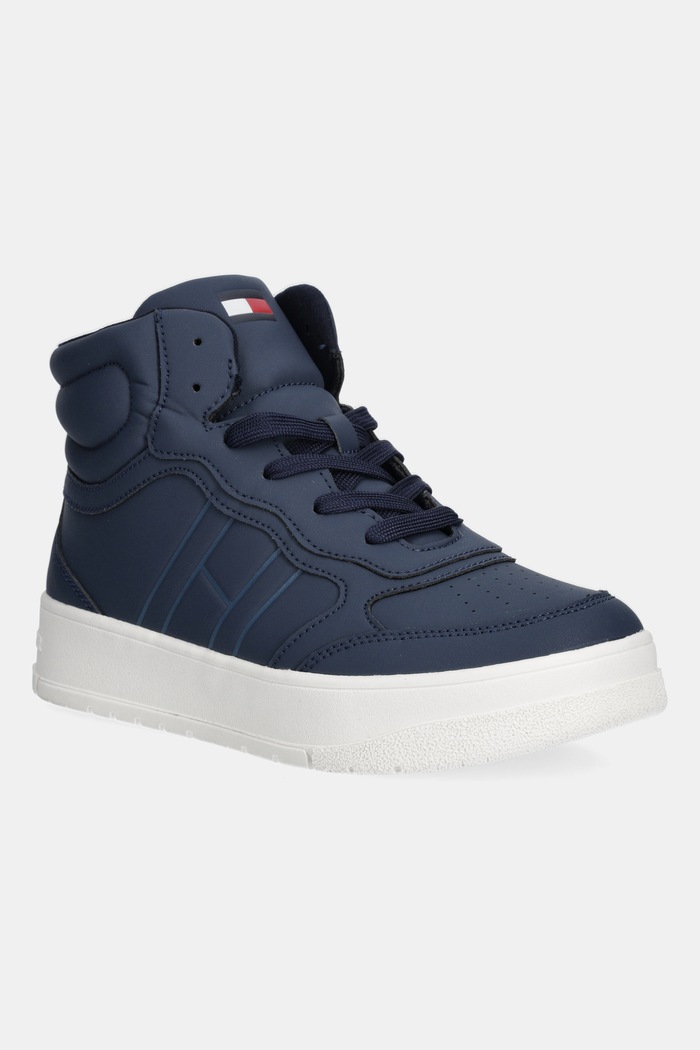 Detské tenisky Tommy Hilfiger vysoký tmavomodrá T3X9.34094.35.41