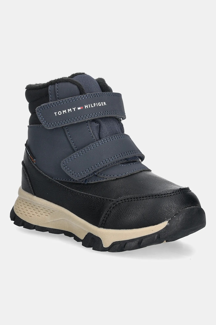 Tommy Hilfiger buty zimowe dziecięce imitacja skóry licowej granatowy T1X5.34134.24.29