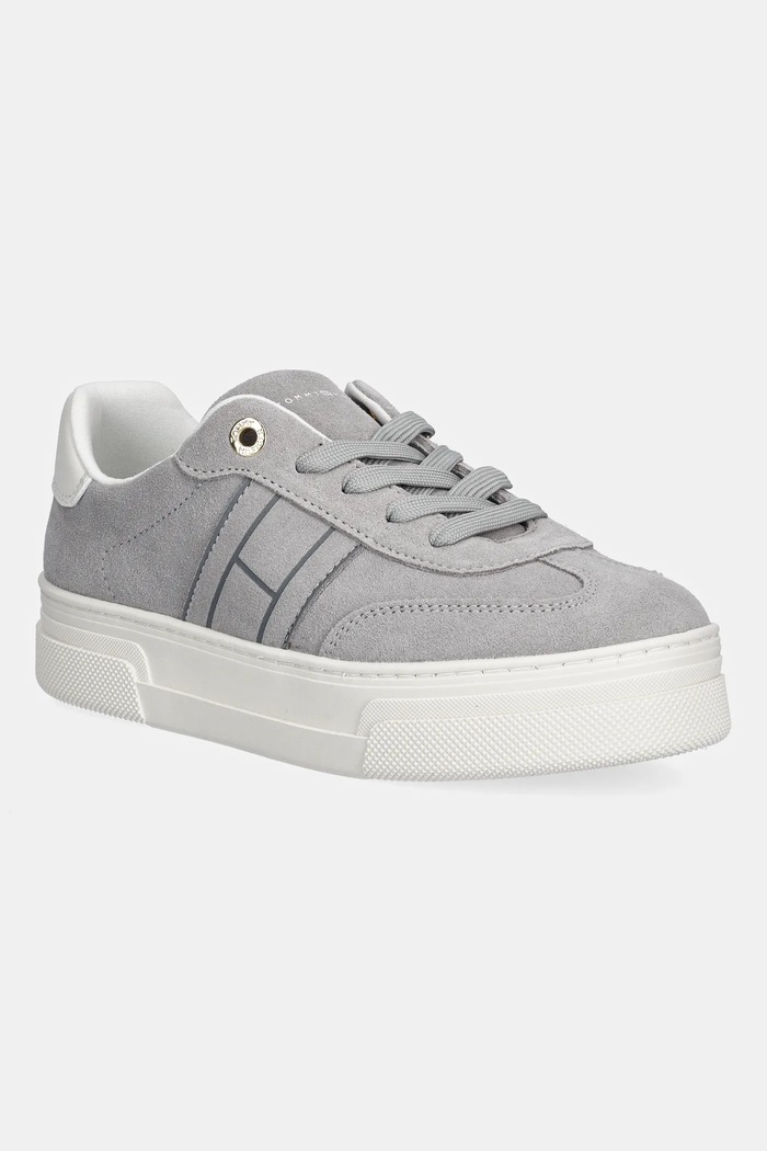 Tommy Hilfiger gyerek sportcipő velúr bőr szürke T3A9.33988