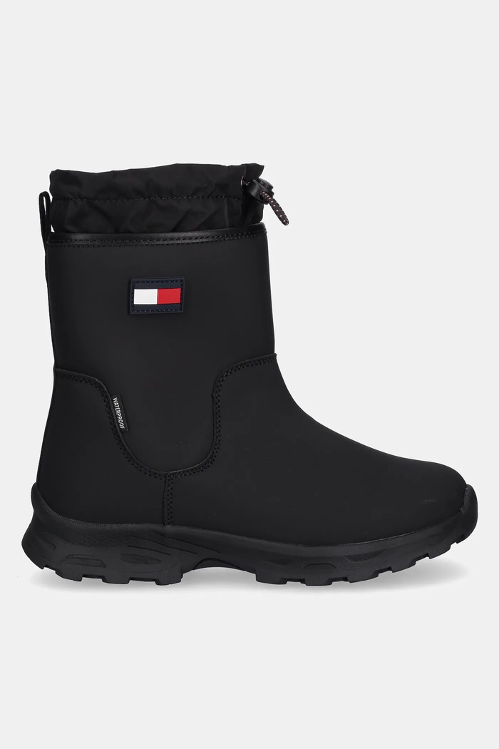 Tommy Hilfiger kalosze dziecięce T3XC.34145.35.41 czarny AW25