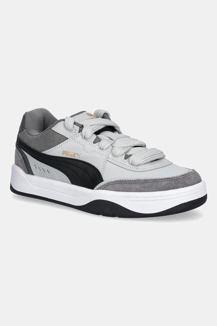 Puma sneakers pentru copii Park Lifestyle SK8 Jr piele întoarsă gri 401949