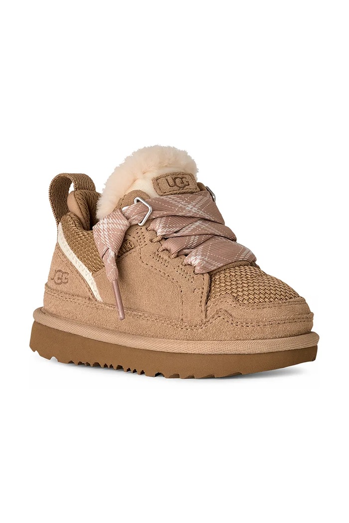 UGG LOWMEL sneakersy dziecięce 1152410T beżowy AW25
