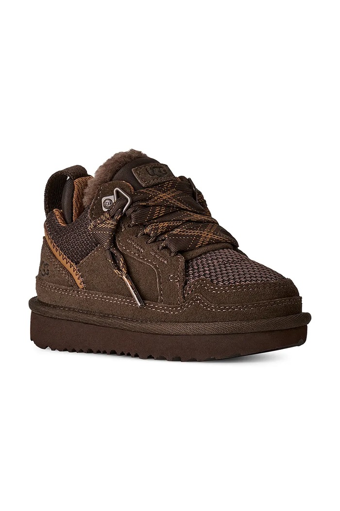 UGG LOWMEL sneakersy dziecięce 1152410T brązowy AW25