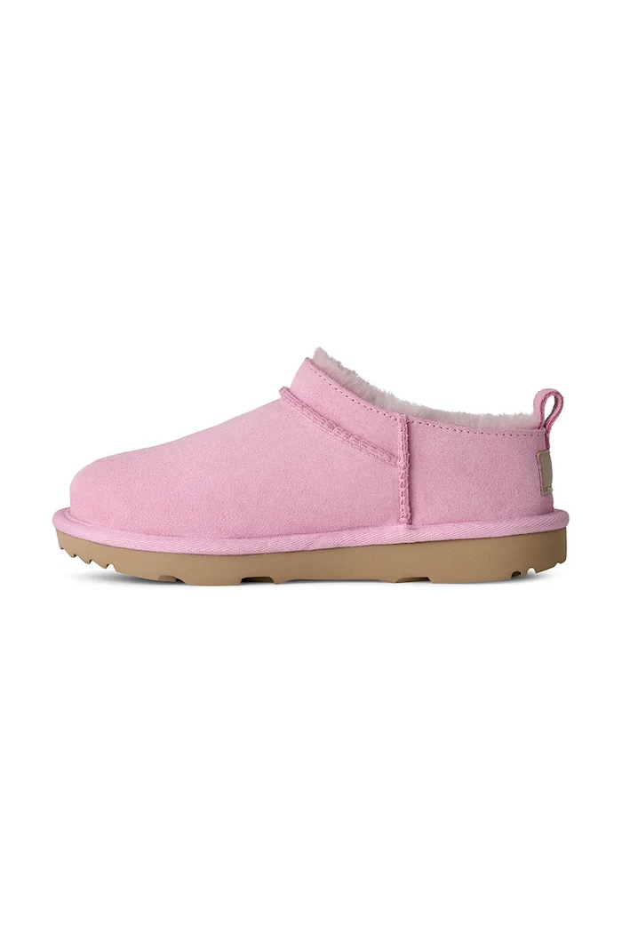 Παιδικές μπότες χιονιού UGG CLASSIC MICRO ροζ 1174410K