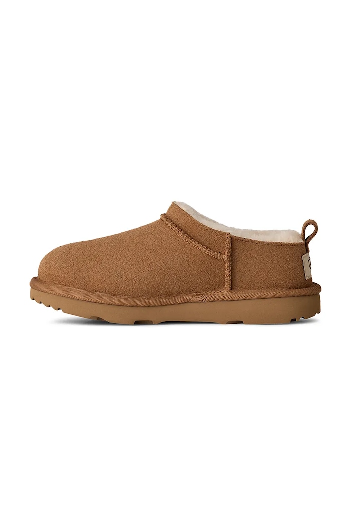Παιδικές μπότες χιονιού UGG CLASSIC MICRO καφέ 1174410K