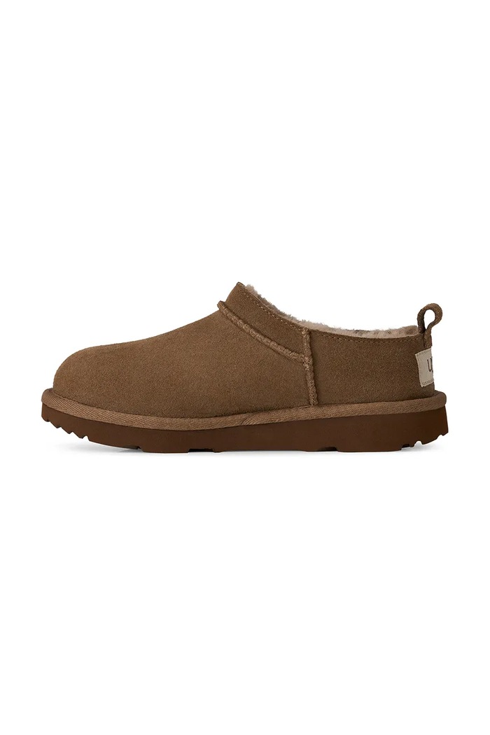 Zimske čizme za djecu od brušene kože CLASSIC MICRO UGG 1174410K smeđa