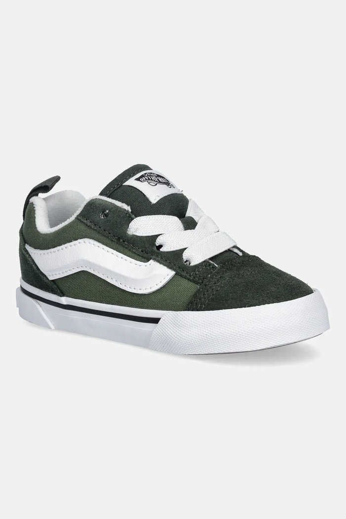 Dječje tenisice Vans Knu Skool Elastic Lace tekstil zelena VN000D0KEN61