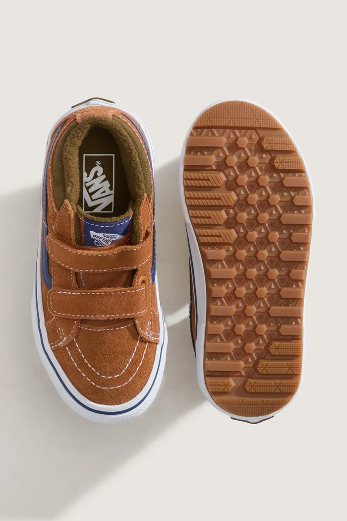 Sneakers de piele întoarsă pentru copii MTE SK8-Mid Reissue V Vans VN000D10N1Z1 maro