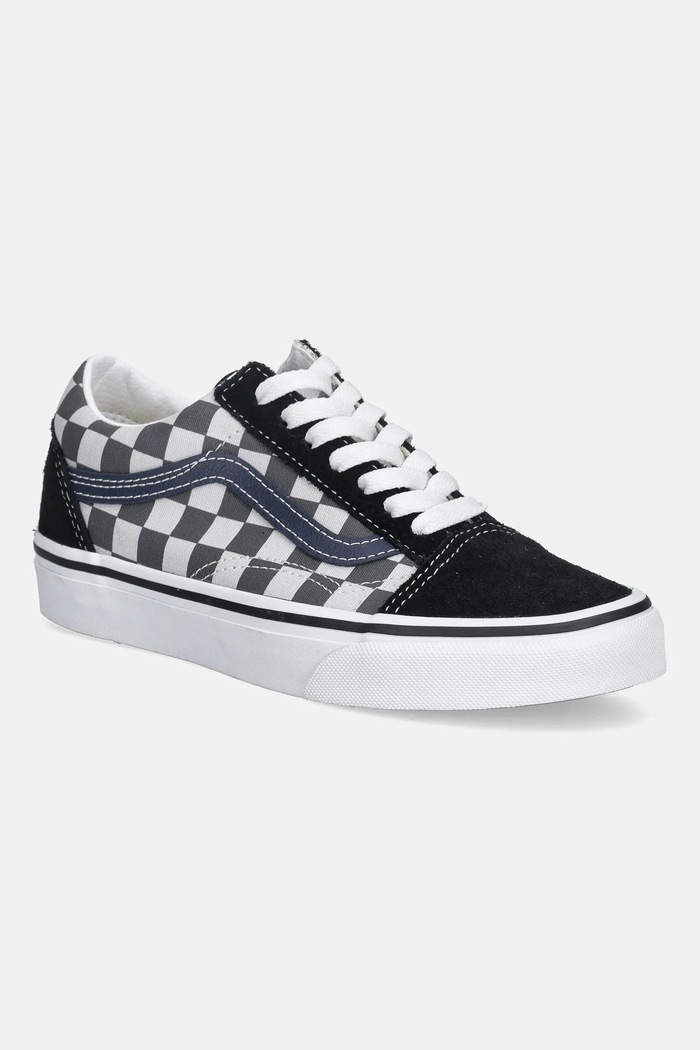 Detské tenisky Vans Old Skool semišová koža čierna VN000E9YCJF1