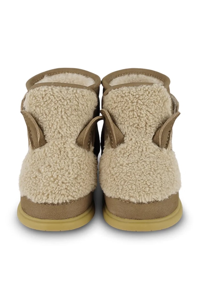 Chlapec Topánky pre bábätká Donsje Roumi Shoes Alpaca 1500901 hnedá