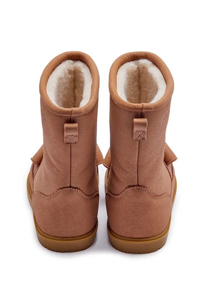 Donsje buty zimowe skórzane dziecięce Wadudu Classic Boots Dog 2022004.22.28 brązowy