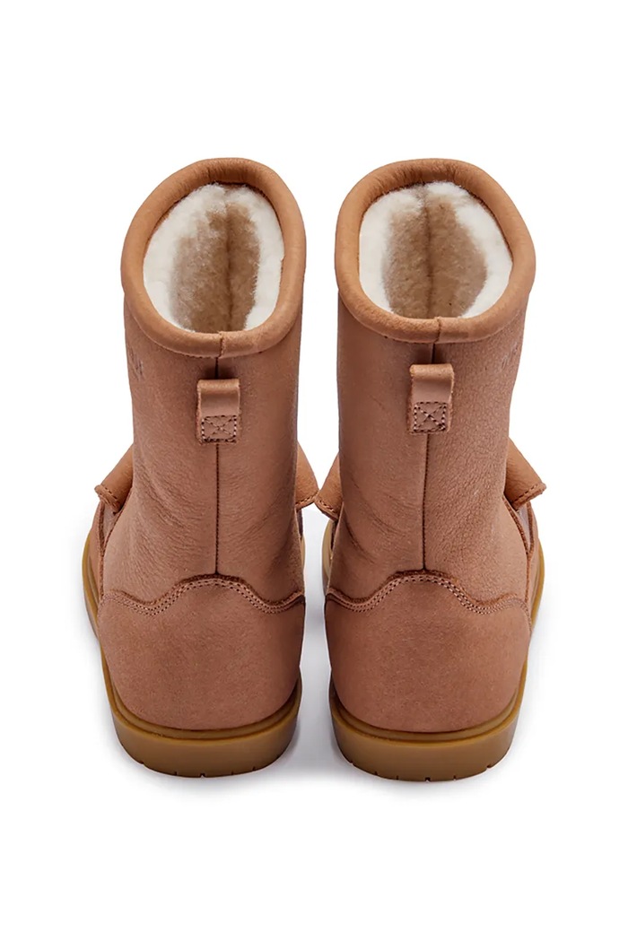 Detské zimné kožené topánky Donsje Wadudu Classic Boots Dog 2022004.29.33 hnedá