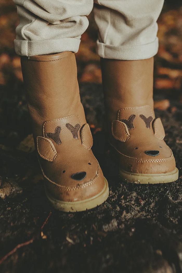 Детски кожени зимни обувки Donsje Wadudu Special Boots Stag 2022010.22.28