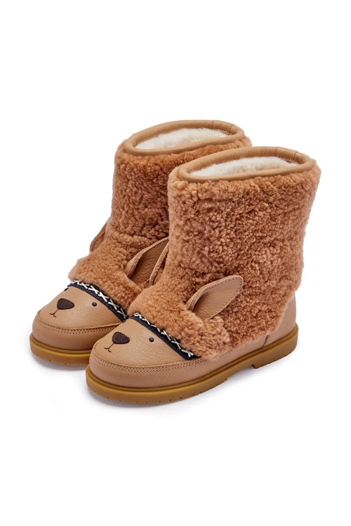 Chlapec Detské zimné topánky Donsje Wadou Boots Alpaca 2031401. hnedá