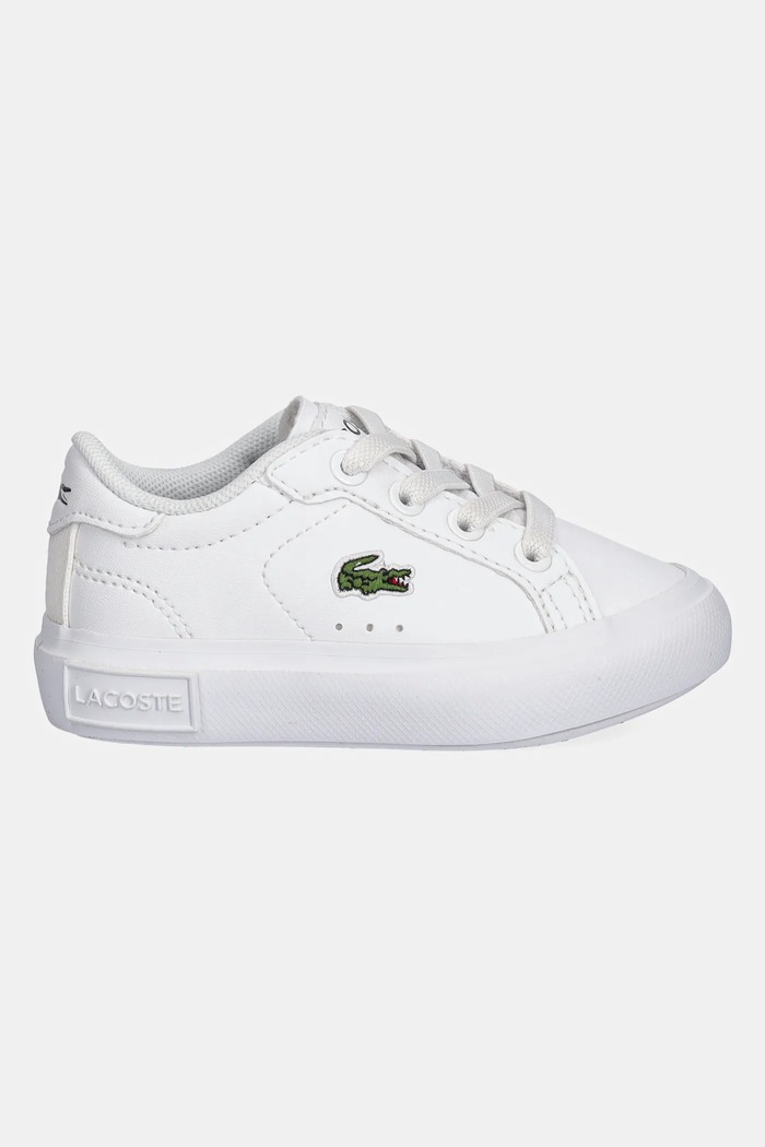 Lacoste sneakersy dziecięce 41SUI0014 biały AW25