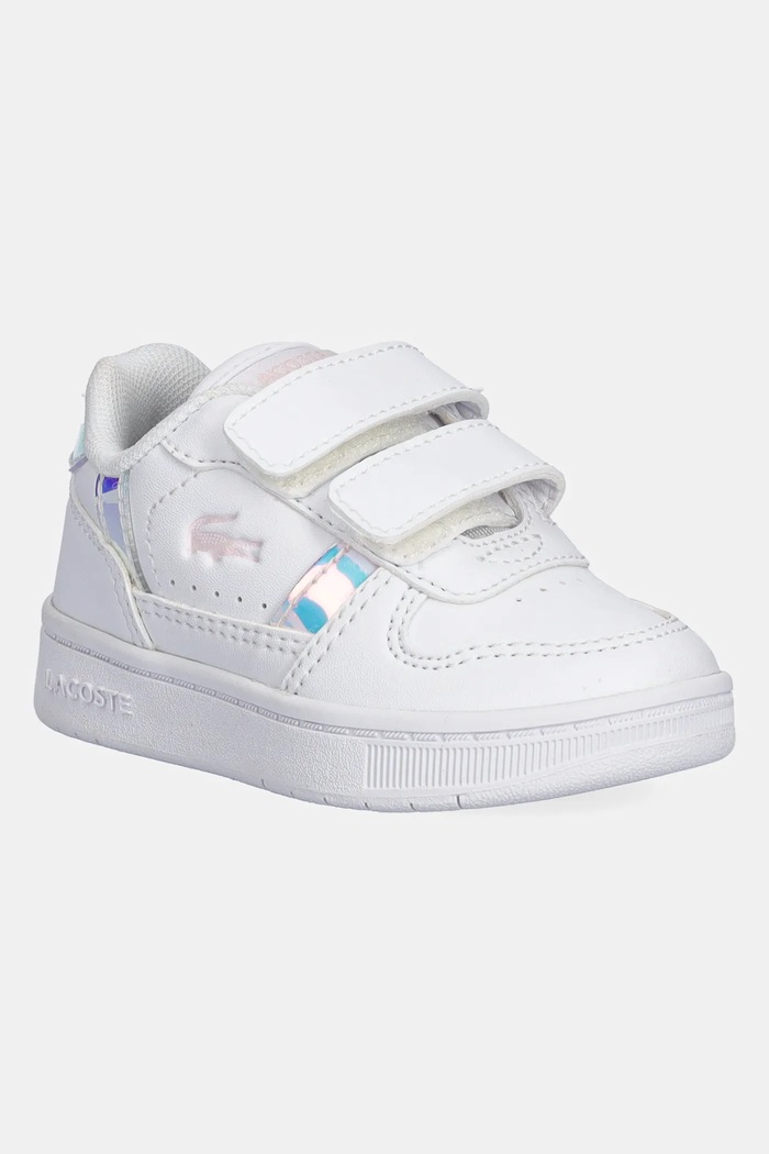 Detské tenisky Lacoste imitácia kože biela 48SUI0005