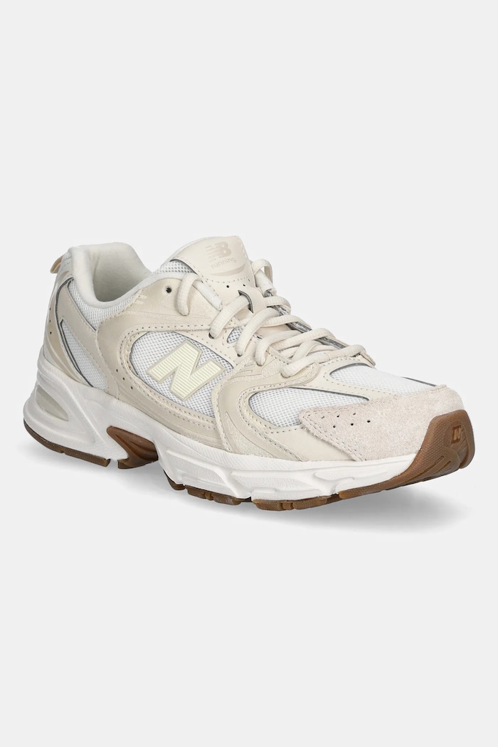 New Balance scarpe da ginnastica per bambini 530 pelle scamosciata beige GR530UL