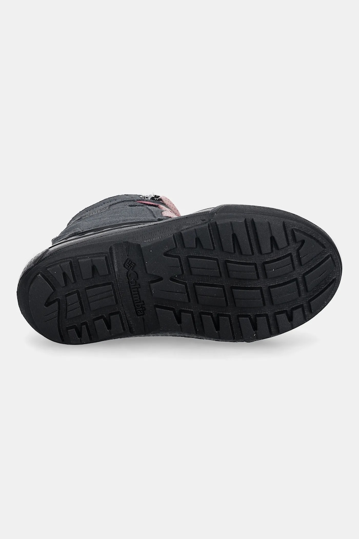 Columbia śniegowce zamszowe dziecięce YOUTH POWDERBUG ALPINE 2128881 szary