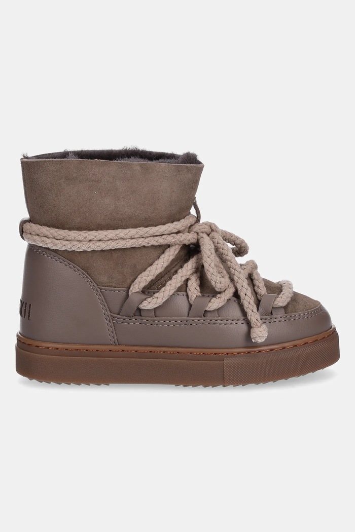 Inuikii Detské semišové snehule Inuikii CLASSIC 3001.003.0022.30.32 hnedá AW25