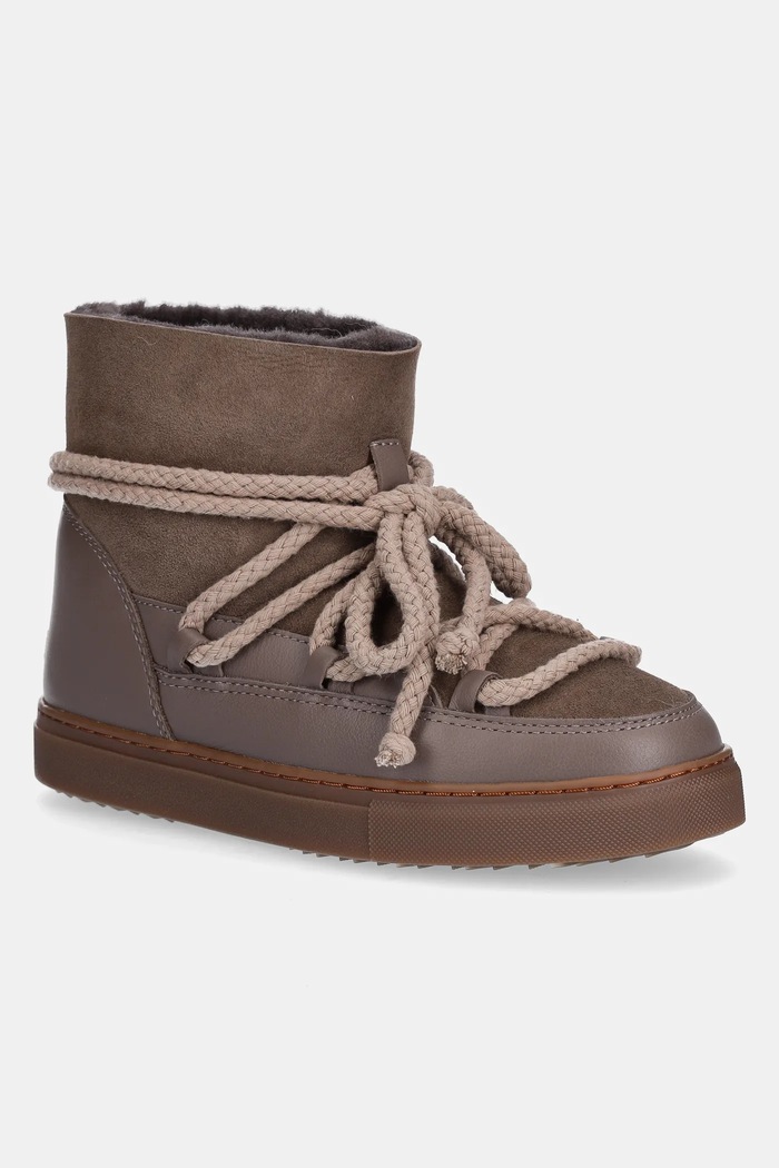 Inuikii leather snow boots CLASSIC grain leather brown 3001.003.0022.33.38